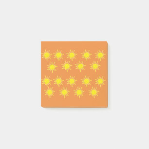 Sun Orange Yellow Post-it Notes Klebezettel