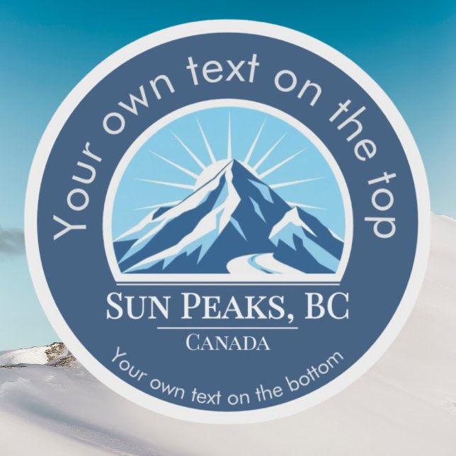 Sun Peaks British Columbia Canada  Aufkleber (Von Creator hochgeladen)