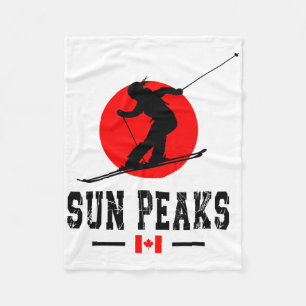 Sun Peaks Canada Skigebiet Rocky Mountains Kanada Fleecedecke