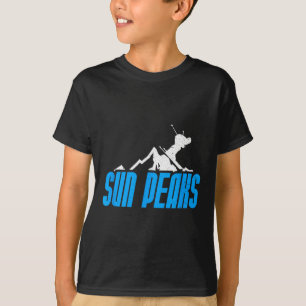 Sun Peaks Kanada Ski Snowboarding Resort Distanz T-Shirt