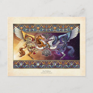 Sun Pferd, Mondpferd Postkarte