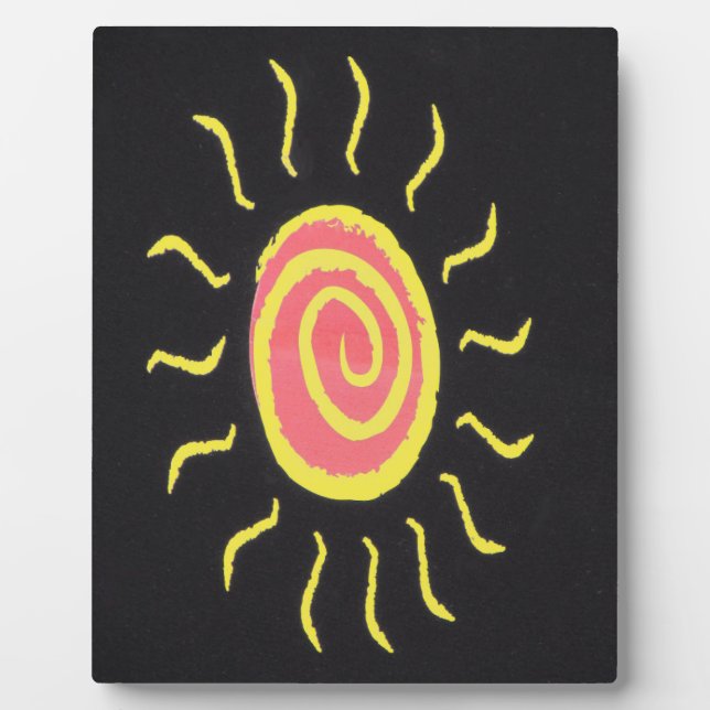 Sun Plaque Fotoplatte (Vorderseite)