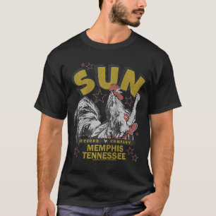 Sun Platten Rockabilly Rooster Raglan T-Shirt