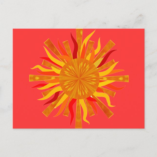 Sun Postkarte (Vorderseite)