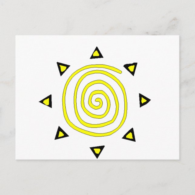 Sun Postkarte (Vorderseite)