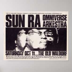 Sun Ra Omniverse Arkestra Jazz Poster