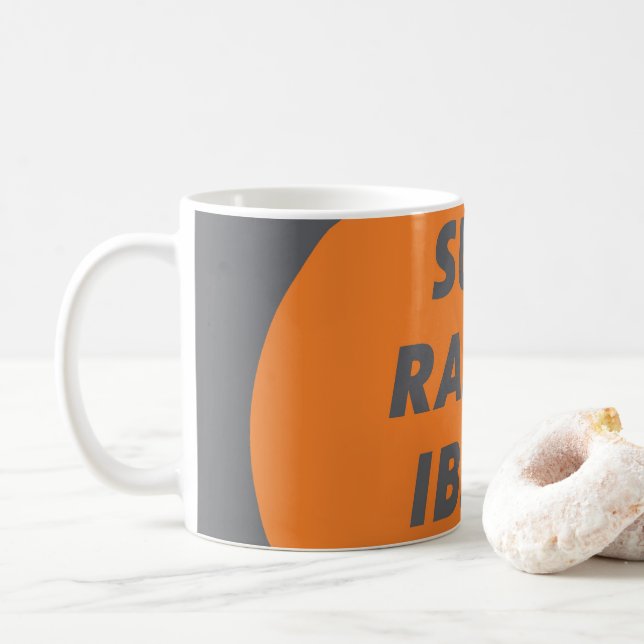 Sun Radio Ibiza Coffee Cup Kaffeetasse (Mit Donut)