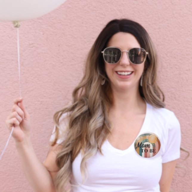 Sun Rainbow Baby Dusche Mama Button (Von Creator hochgeladen)