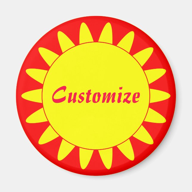 Sun Ray Template - 3 Magnet (Vorne)