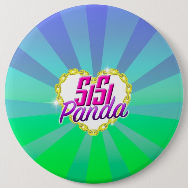 Sun Rays Knopf Button (Vorderseite)