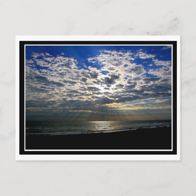 Sun Rays Postkarte (Vorderseite)