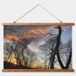  Sun Rises  Wandteppich Mit Holzrahmen