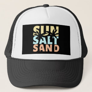 Sun Salt Sand Beach Sommer Truckerkappe