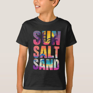 Sun Salt Sand Summer Beach Vibes Familienurlaub R T-Shirt