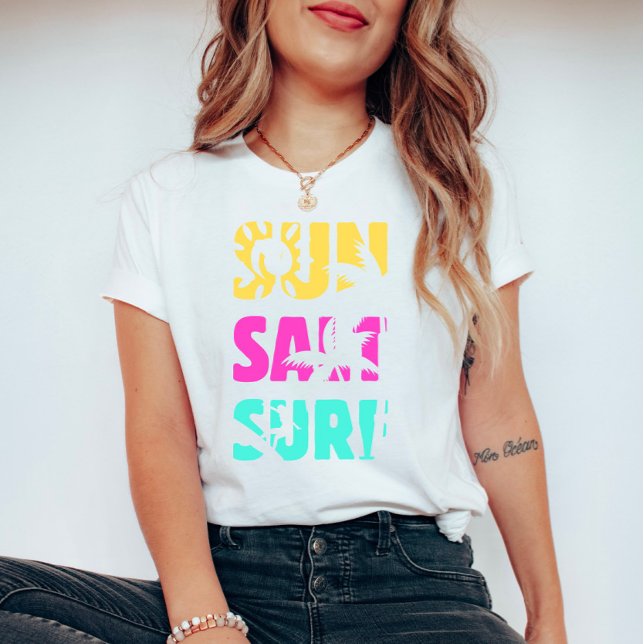 Sun Salt Surf - Summer Vibes T-Shirt (Von Creator hochgeladen)