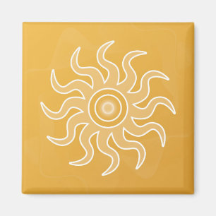 Sun Salutation Magnet