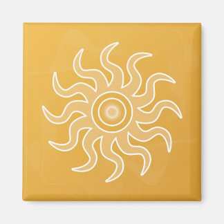 Sun Salutation Magnet