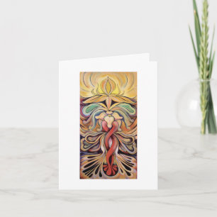 Sun Salutation Note/Dankeschön Card Dankeskarte