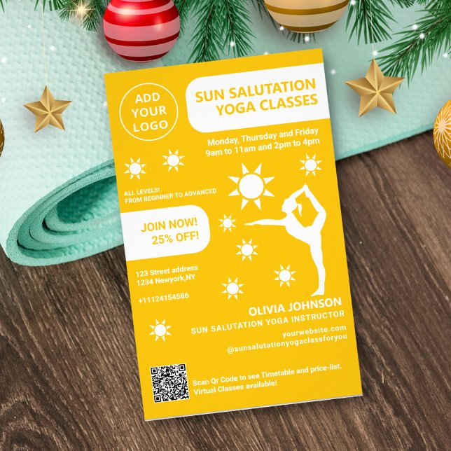 Sun Salutation Yoga Lehrerstudiengänge Flyer (Von Creator hochgeladen)