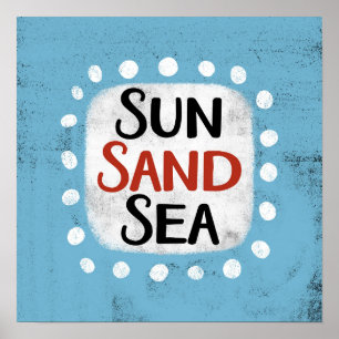 Sun Sand Sea Poster