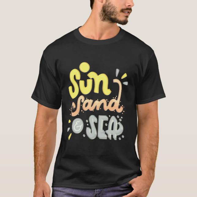 Sun Sand Sea - Sommer T-Shirt (Vorderseite)