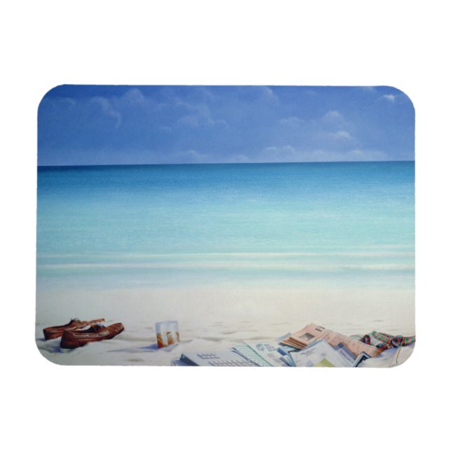 Sun Sand und Geld II Magnet (Horizontal)