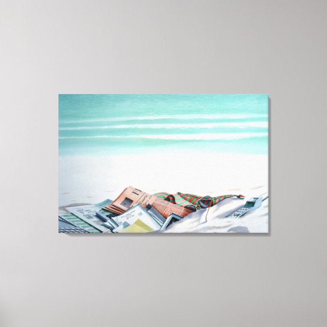 Sun Sand und Geld III Leinwanddruck (Vorderseite)
