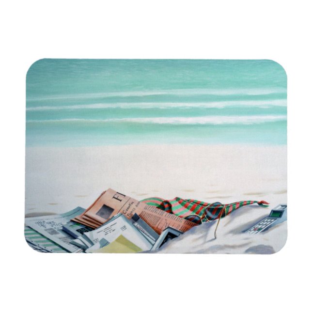 Sun Sand und Geld III Magnet (Horizontal)