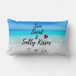 Sun Sand und Salty Kisses Tropical Beach Lendenkissen