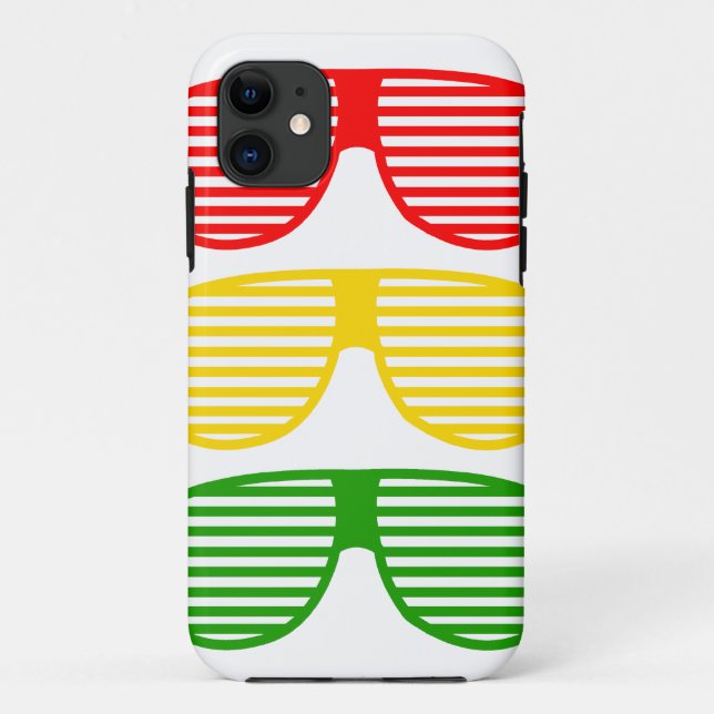 Sun schattiert Reggae iPhone Kasten Case-Mate iPhone Hülle (Rückseite)