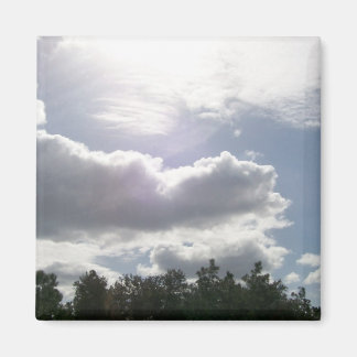 Sun schleicht durch Wolkenmagnet Magnet