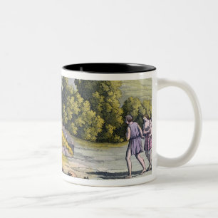 Sun-Schrein, Peru, 'von Le Costume Ancien und von Zweifarbige Tasse