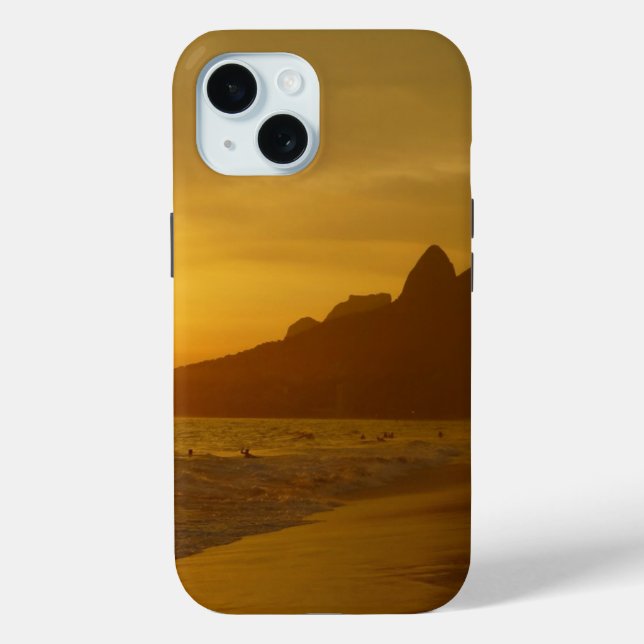 Sun Set am Strand von Ipanema Brasilien Case-Mate iPhone Hülle (Rückseite)