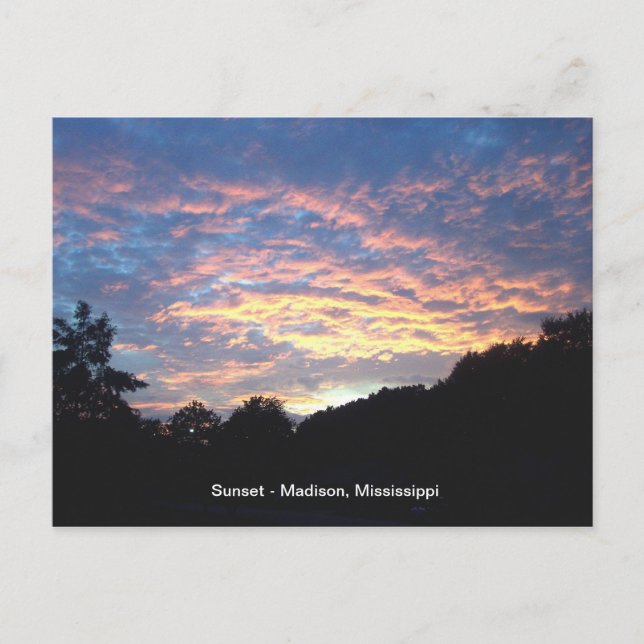 Sun Set Postkarte (Vorderseite)
