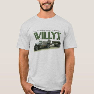 Sun Sets nie auf Willys hellfarbigem Shirt