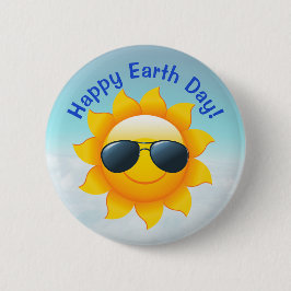 Sun & Shades Earth Day Button