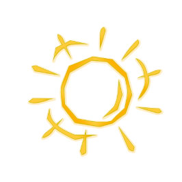 Sun Shine Minimalist Mug | Simple Sun Art Tasse