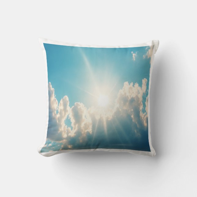 Sun Shine Throw Kissen (Vorderseite)