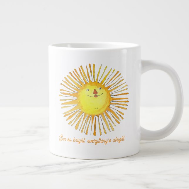 Sun so bright Jumbo-Tasse (Rechts)