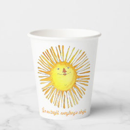 Sun so bright pappbecher
