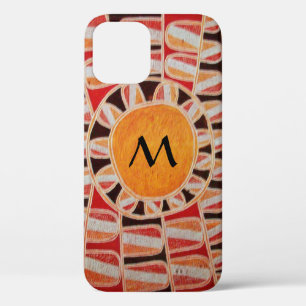 SUN SOLAR ENERGIE MONOGRAM Gelb orange rot schwarz Case-Mate iPhone Hülle