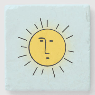 Sun Steinuntersetzer