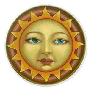 Sun stellen Tür-oder Fach-Zug gegenüber Keramikknauf