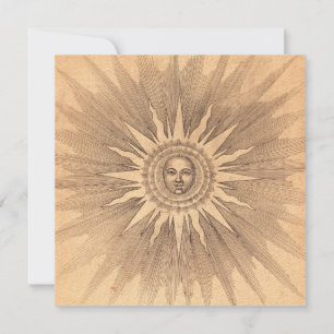 Sun strahlt Vintage