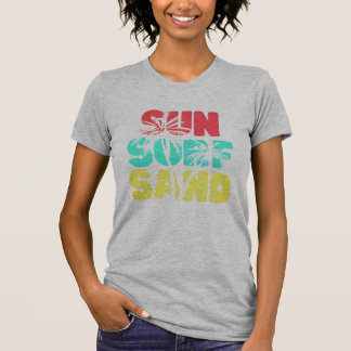 Sun Surf Sand - Frauen-Shirt T-Shirt