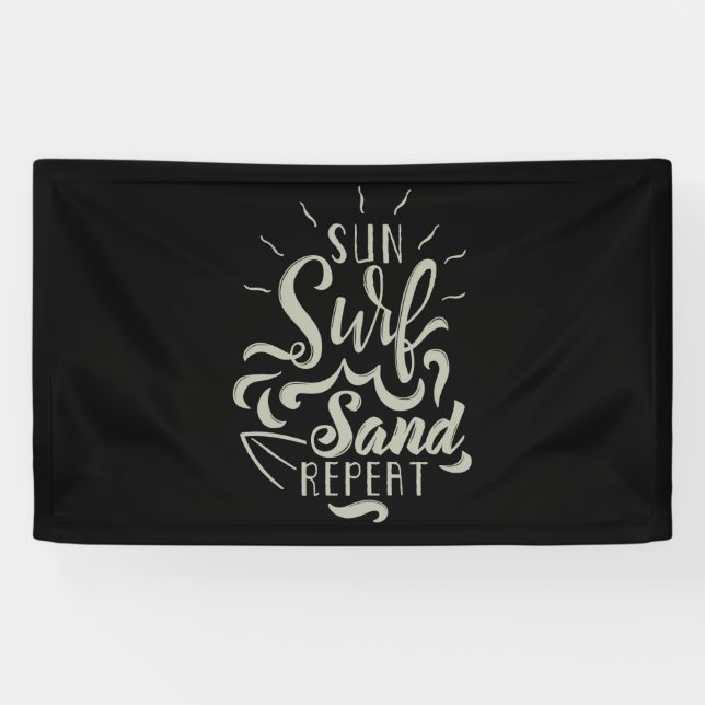 Sun Surf Sand wiederholen Banner (Horizontal)