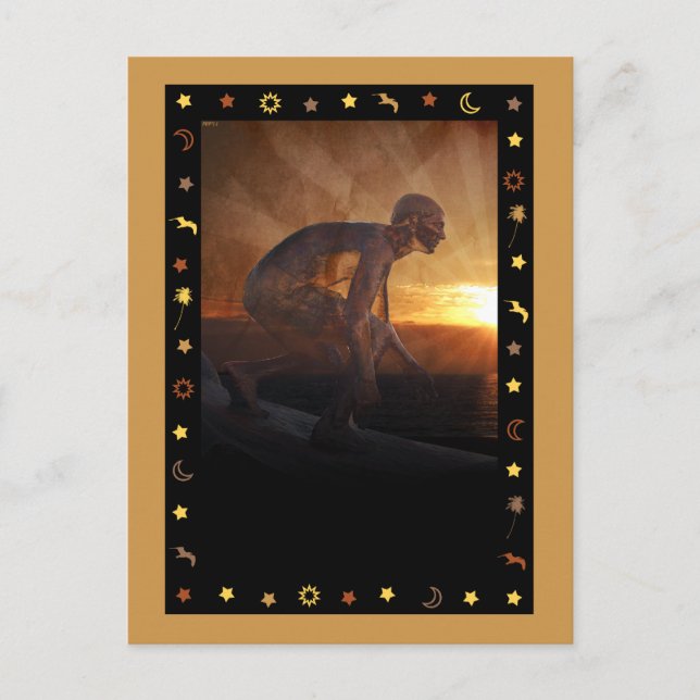 Sun Surfer Postkarte (Vorderseite)