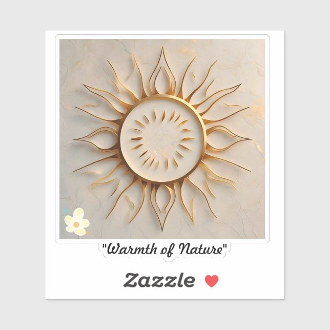 "Sun-Symbol" Aufkleber (Blatt)