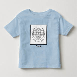 Sun-Symbol Kleinkind T-shirt