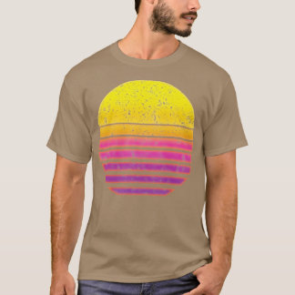 Sun Synthwave Retro T-Shirt